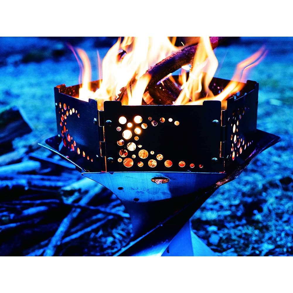 onway Onway Torch Fire Stand S More OW-3833S-More with Storage Case Outdoor Camping Cooking Convenient