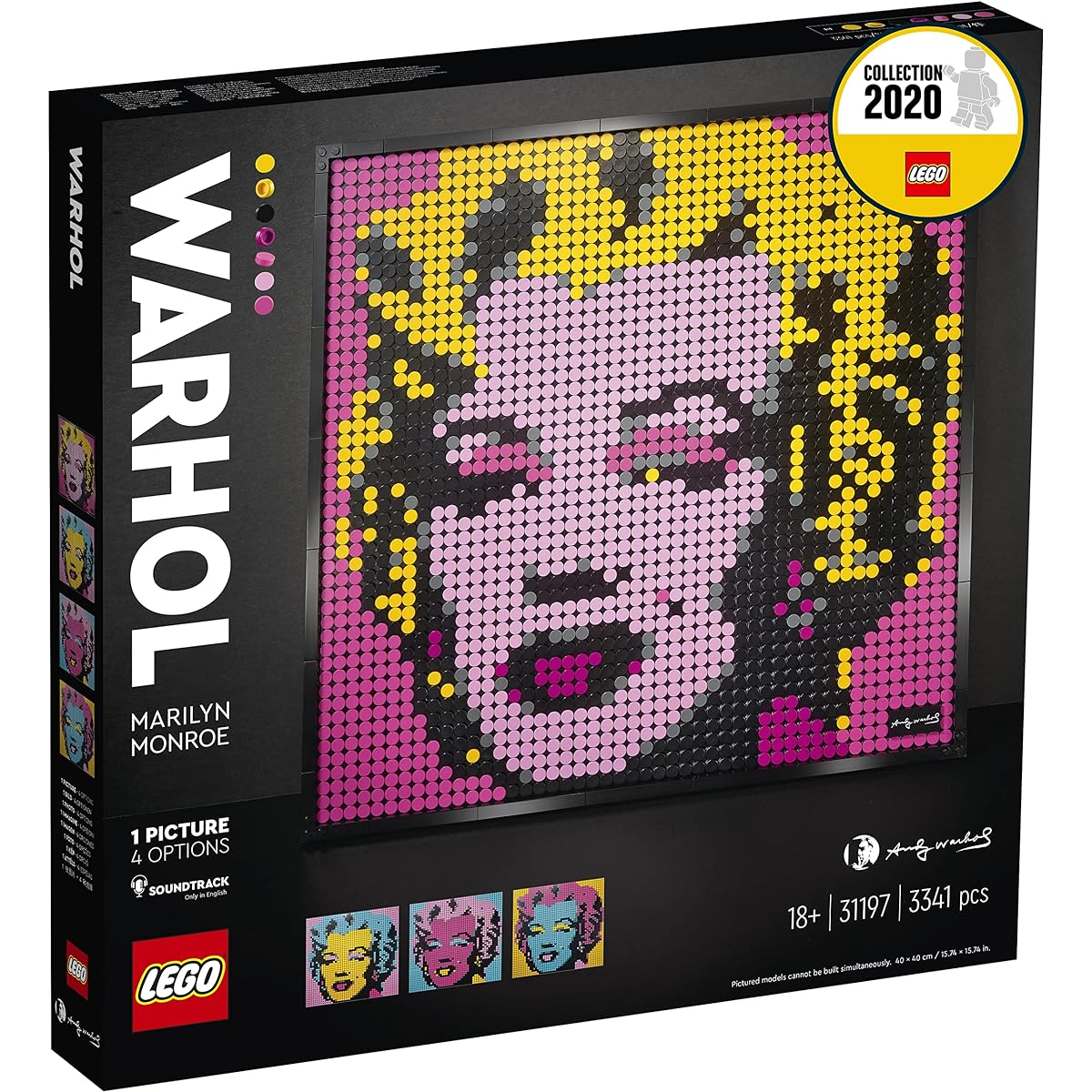 LEGO Lego Art Andy Warhol: Marilyn Monroe 31197