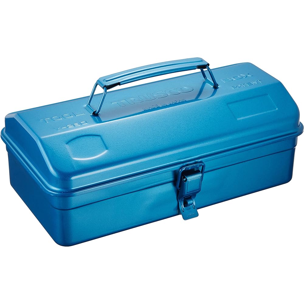 TRUSCO Mountain-shaped Tool Box Blue Tool Box W531 x D202 x H228.5 Y530B