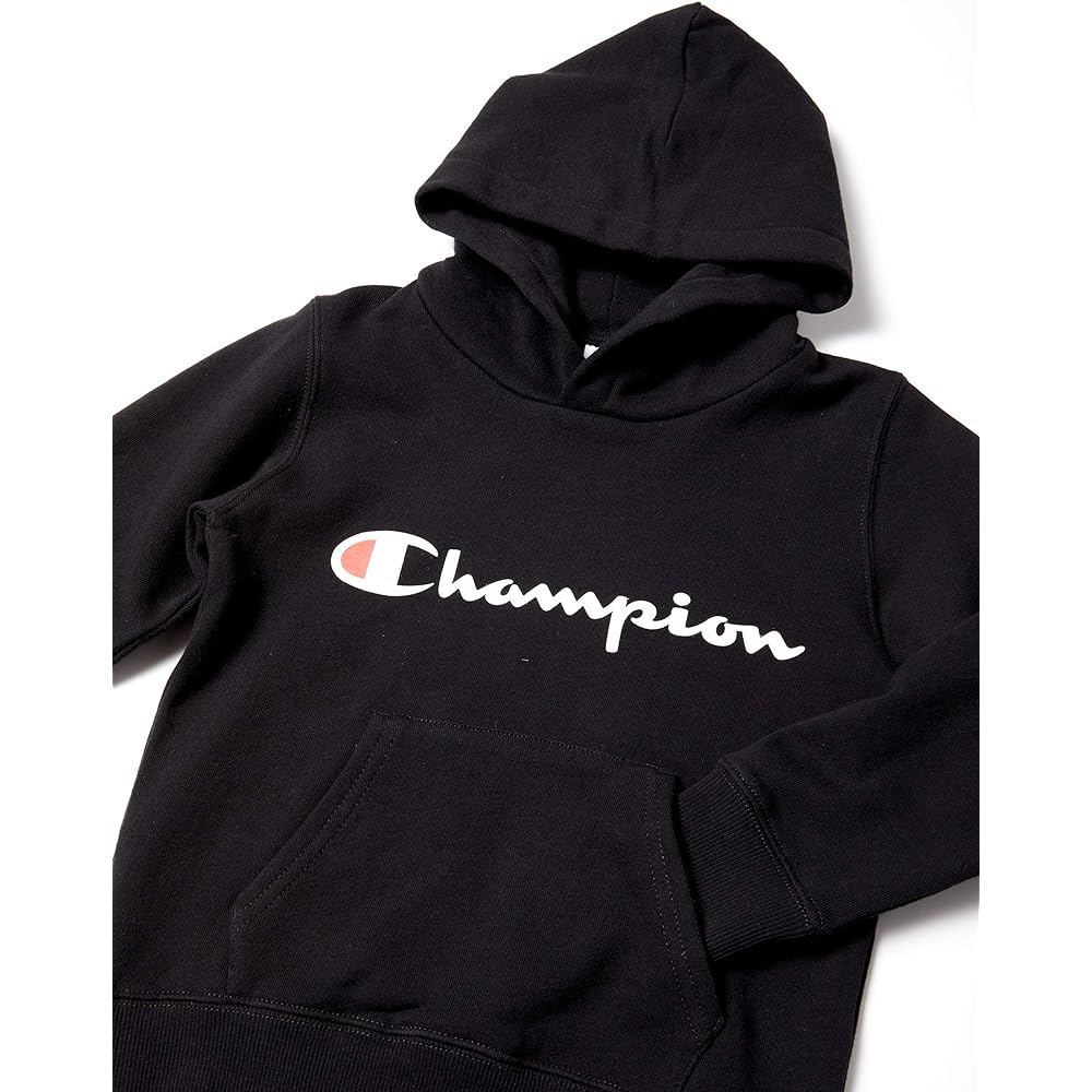 [Champion] Hoodie 100% Cotton Script Logo Pullover Hoodie Basic CK-T102 Boys