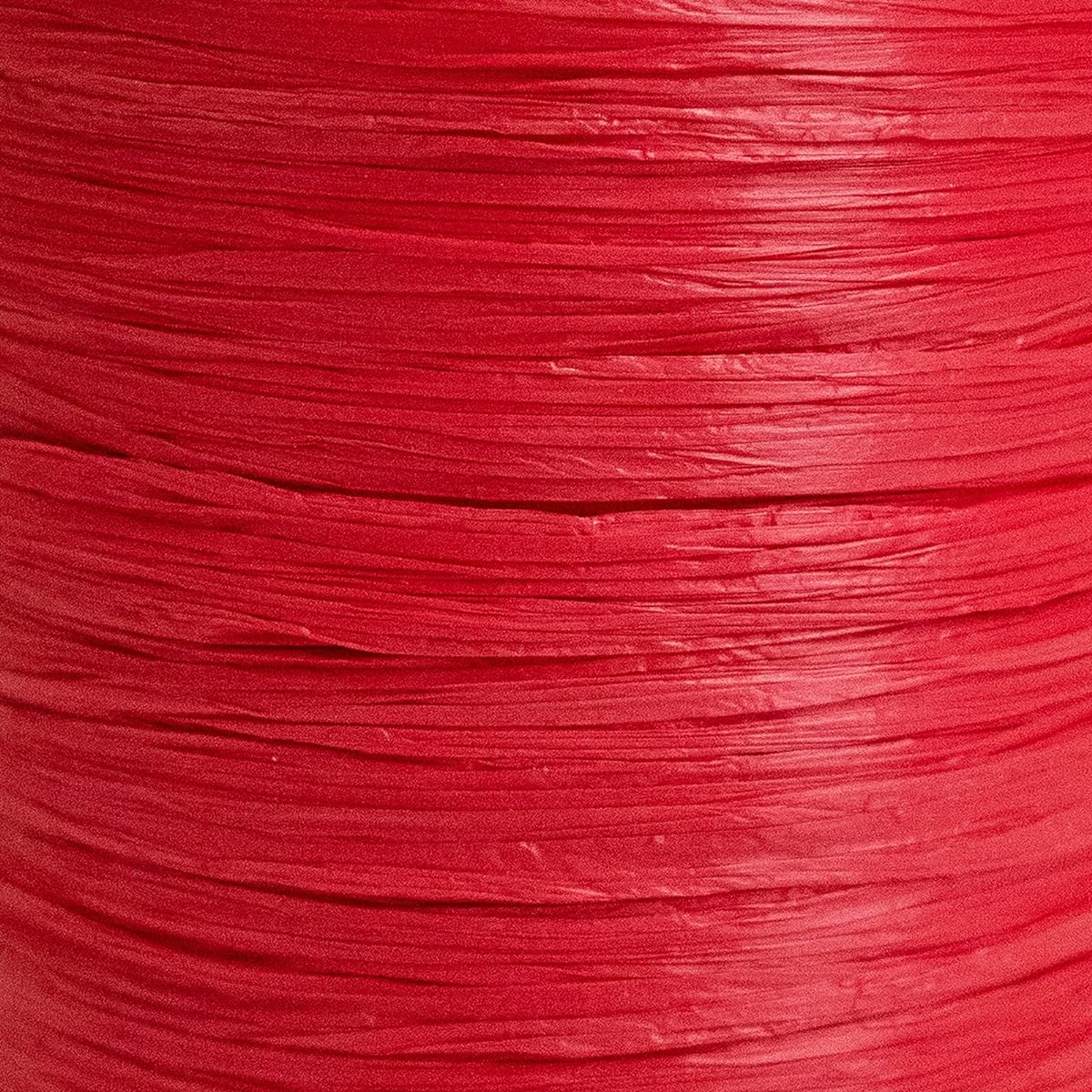Matte Raffia Ribbon Roll 100 Yards Craft Packaged for Decoration (Red)