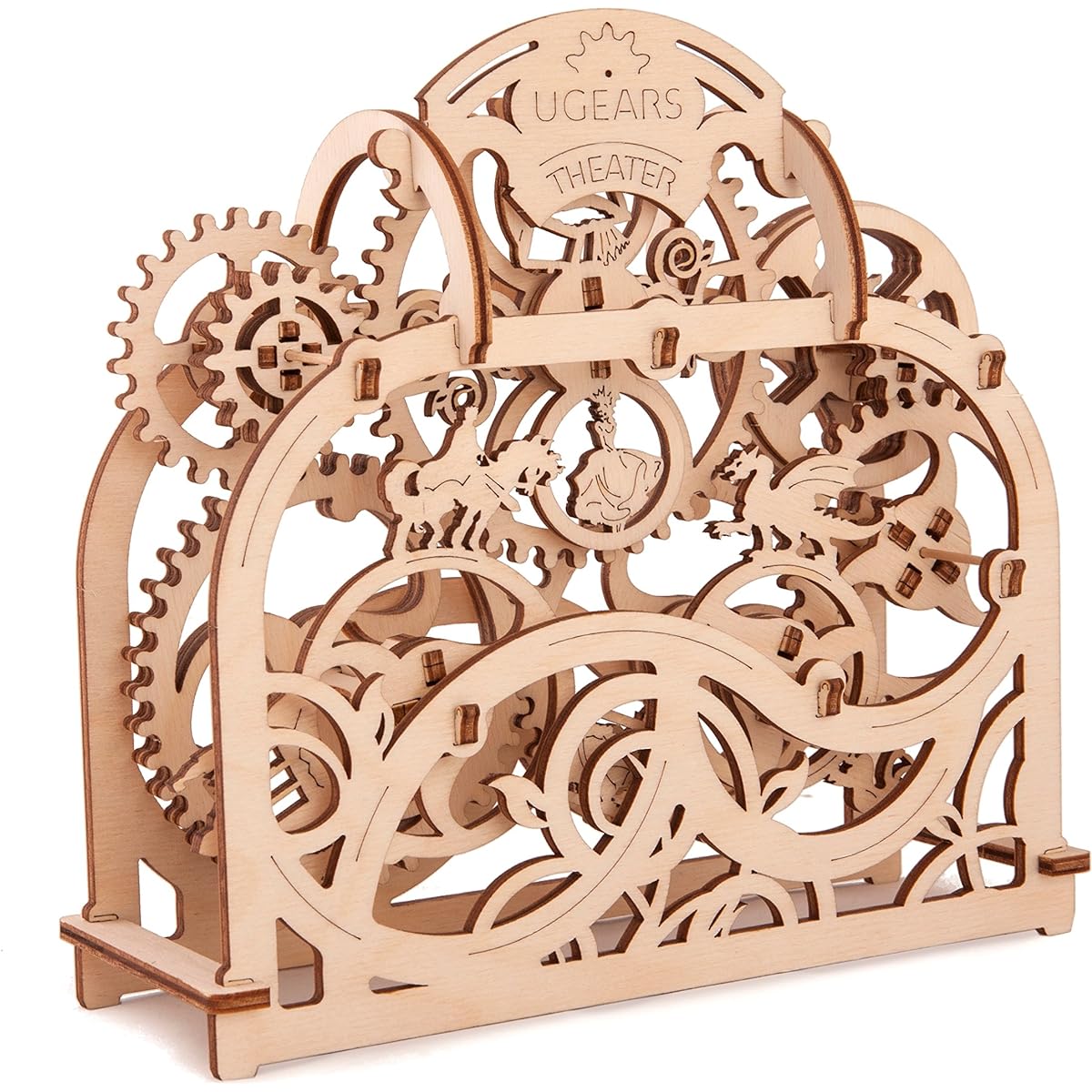 Ugears Theater Wooden Puzzle 70002 Craft Model 3D Puzzle No Glue or Tools Required For Adults