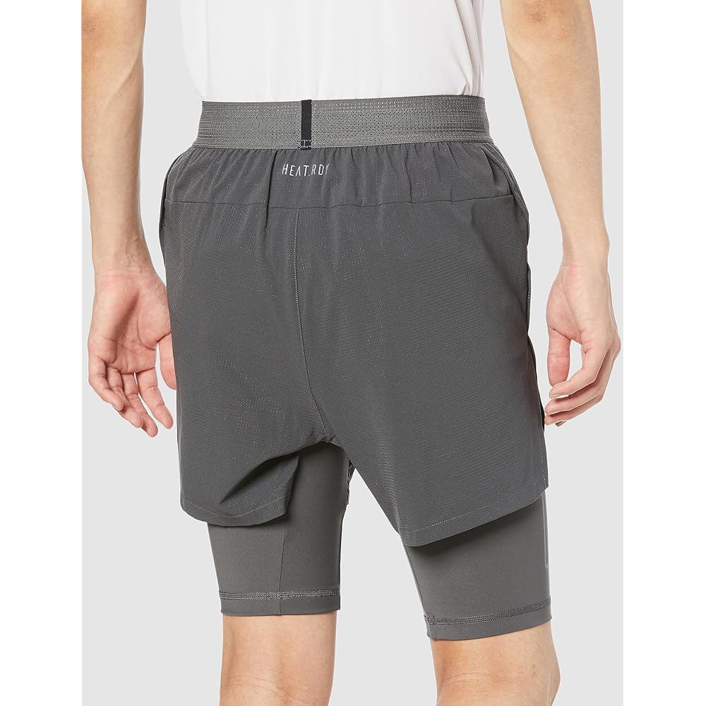 [Adidas] Shorts Quick Dry Cooling Technology HEAT. RDY HIIT Elevated Training 2-in-1 Shorts DKV98 Men's