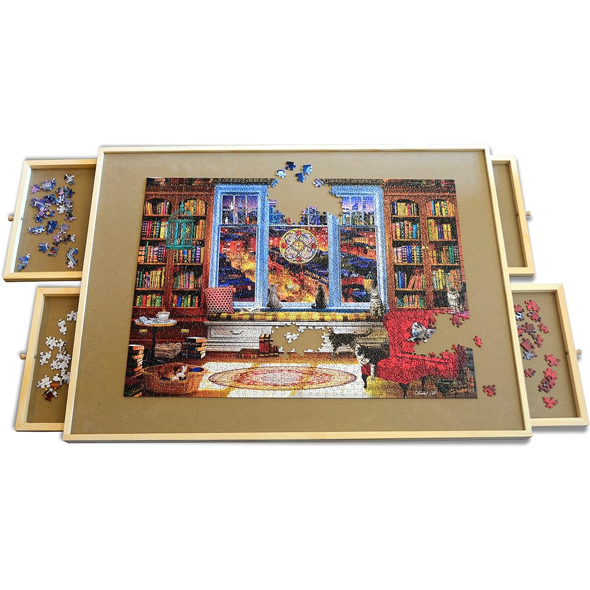Baby Fanatic 52223: Puzzle Table - Wooden Table