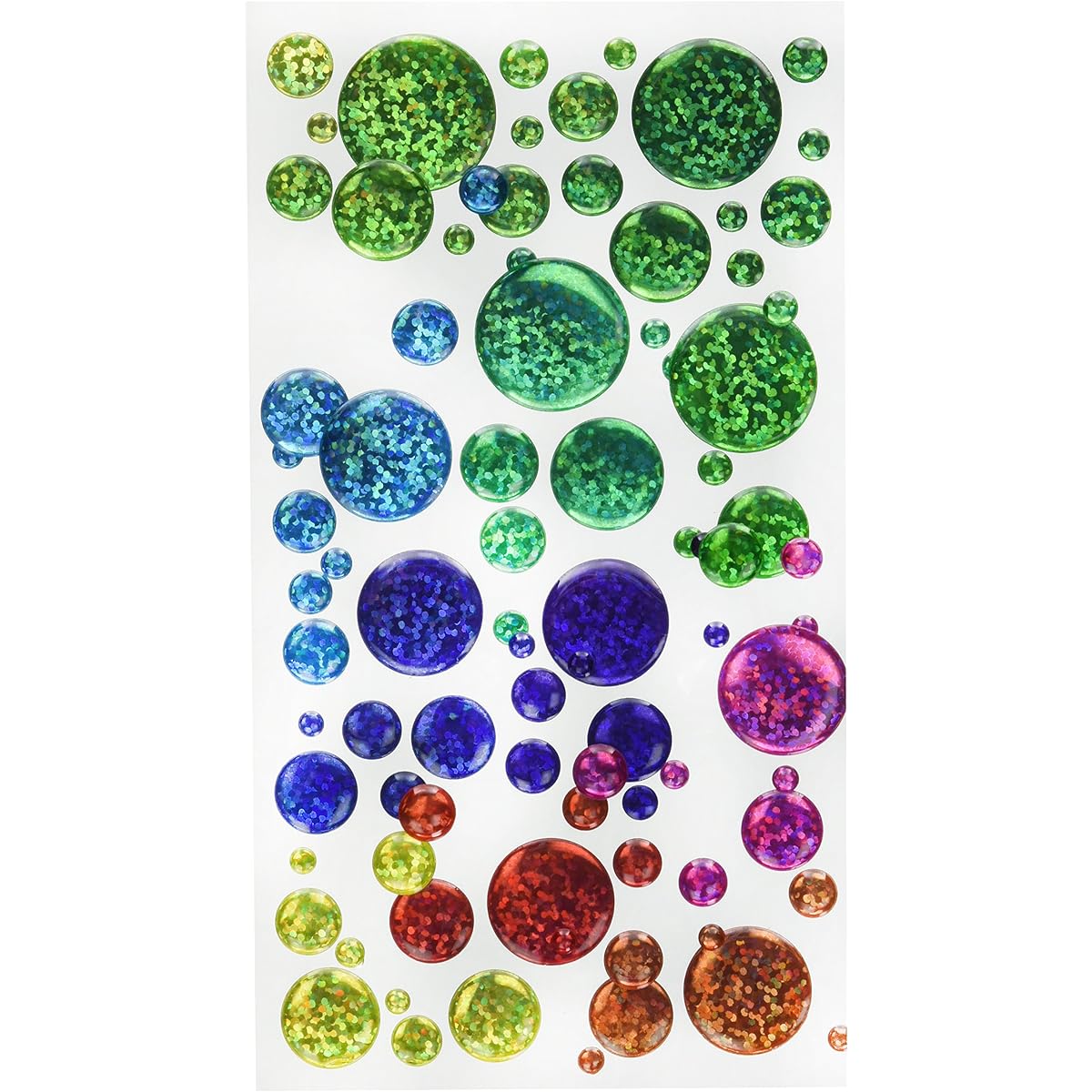 Sticko Sticker Dimensional - Colorful Circles (89 pieces) SPEWP62