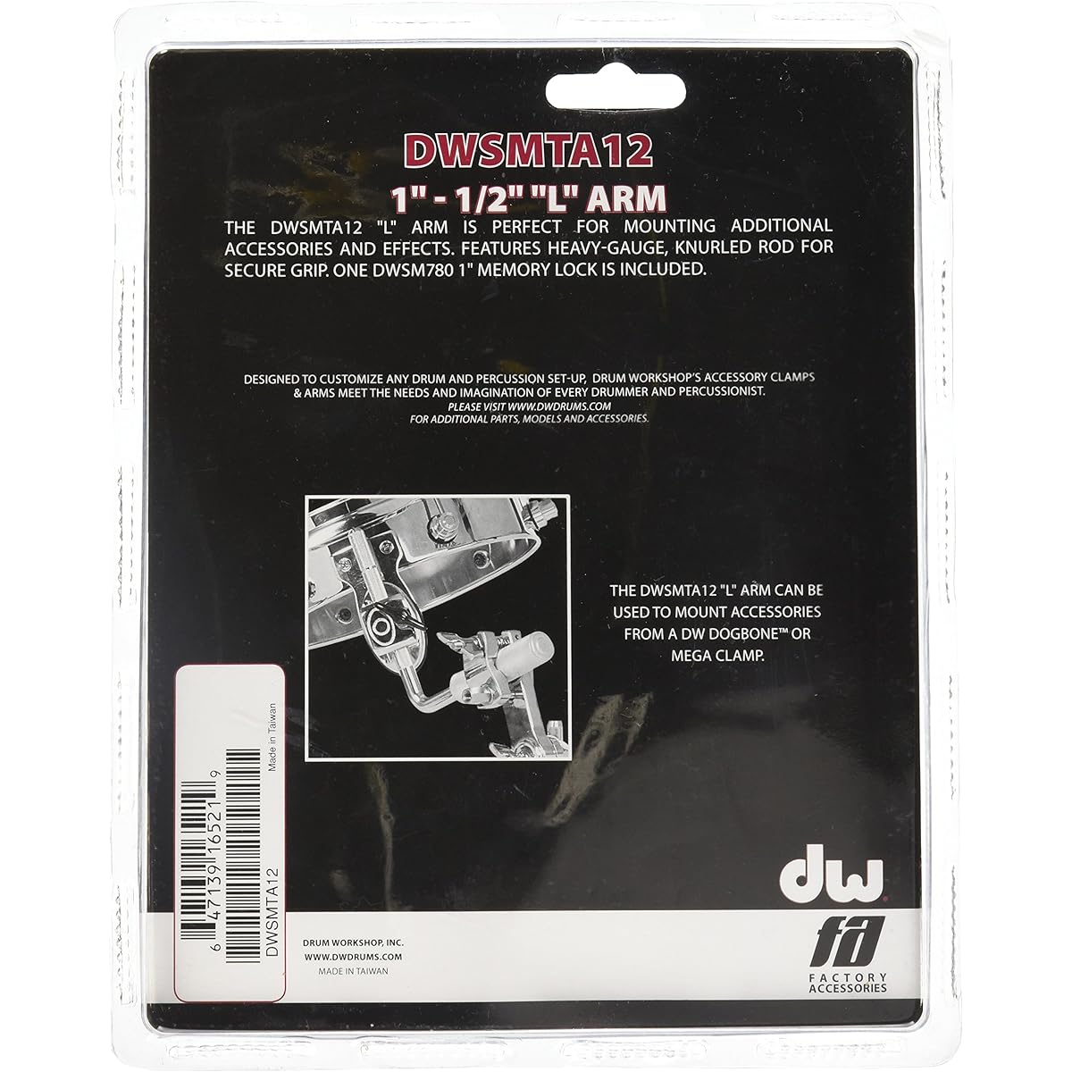 DW SMTA12 · Support/bras tom