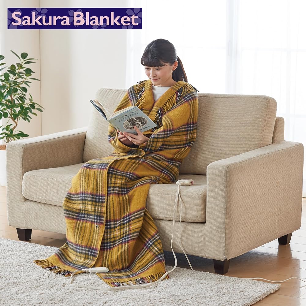 Sakura Blanket (Sakura Blanket) Large Size 170 x 130cm Made in Japan Washable Hot Throwket SAKURA39-TK1(K) Car Key