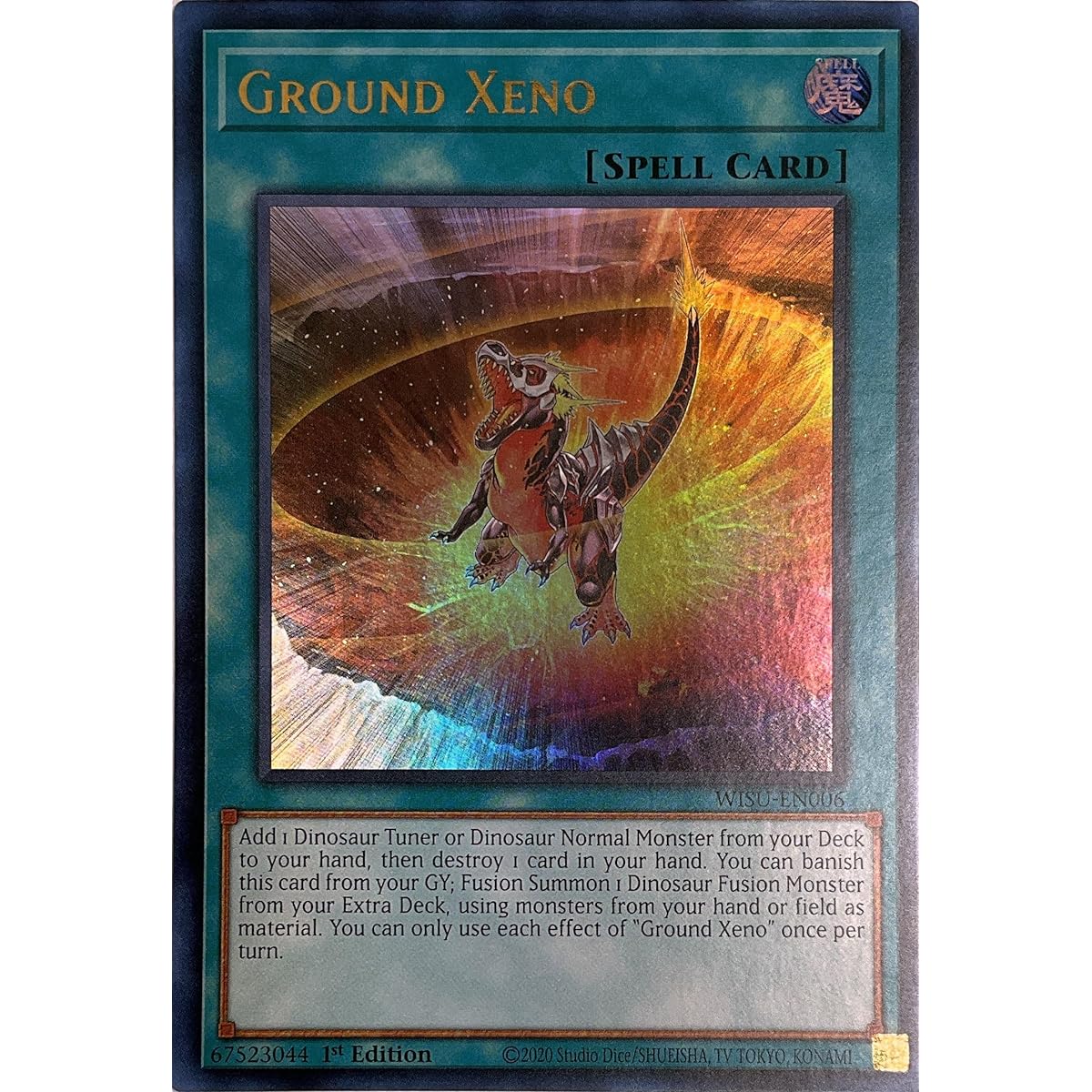 Ground Xeno WISU-EN006 Ultra Rare 1st Edition