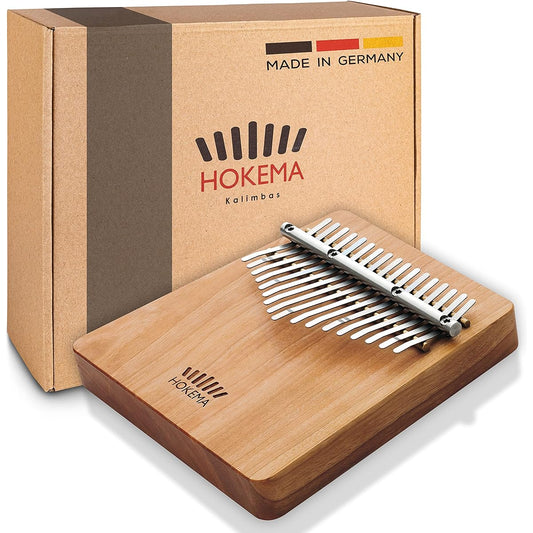 Hokema Kalimba B17 in C major - Original handmade in Germany - Thumb piano - Easy to learn the instrument - Perfect for beginners - Thumb piano for kids and professionals alike