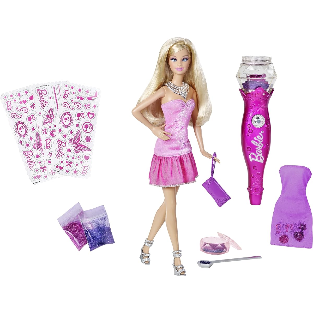 Barbie Loves Glitter Glam Vac and Doll Imported T7436