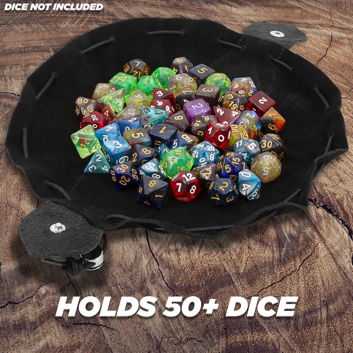 [CASEMATIX] Classic Dice Pouch - Black