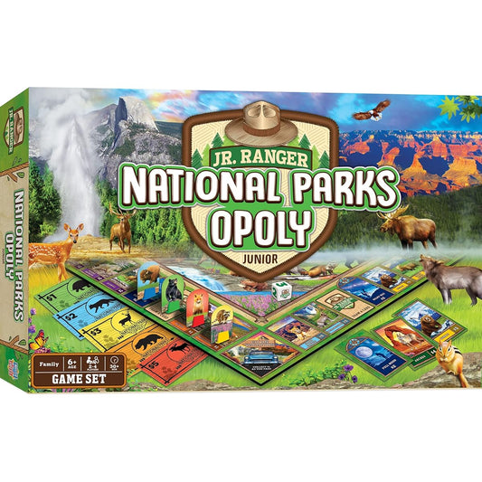 MasterPieces Kids & Family Board Game - Junior Ranger National Park Oporie Junior - Officially Licensed Board Game for Kids & Families