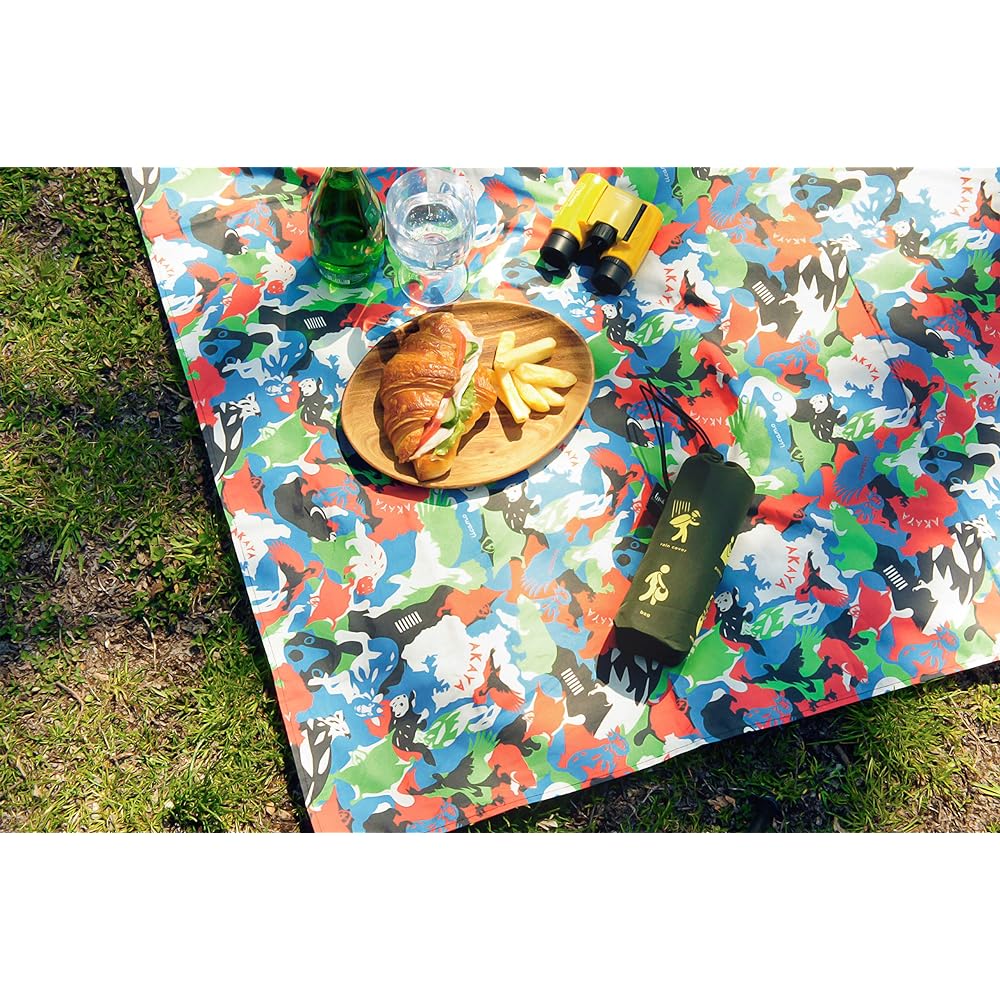 Asakura dyed cloth Furoshiki - 125 x 125cm Super water-repellent Furoshiki Lantana AKAYA'S ANIMALS