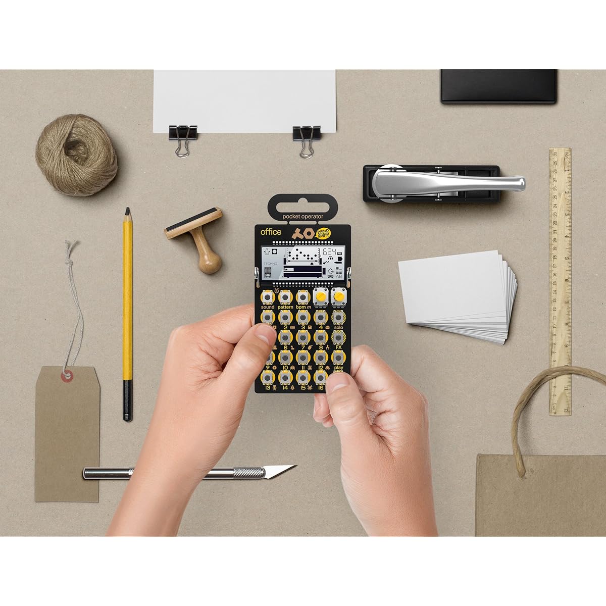 Teenage Engineering Pocket Operator Rhythm Machine PO-24 office [Regular Imported Product]