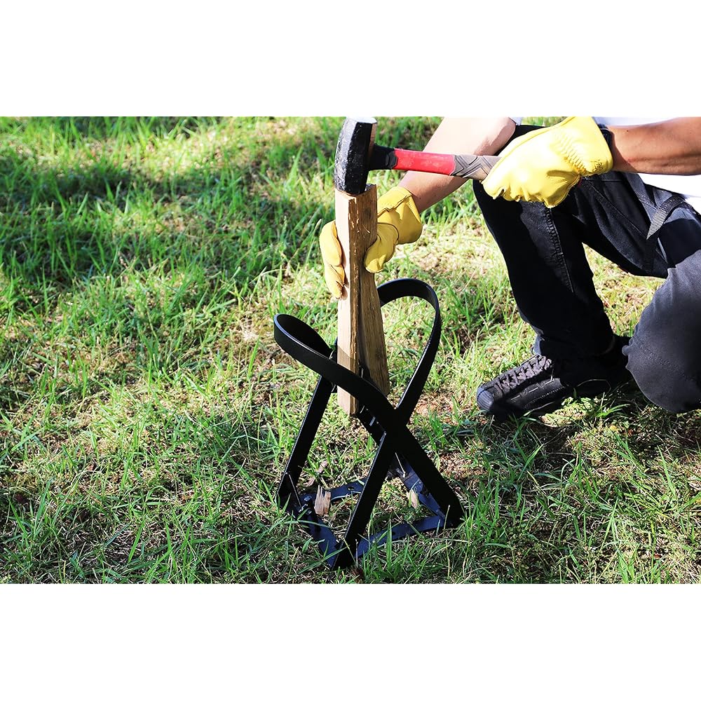 Kakuuri Sangyo SUNDRY Wood Splitting Table Black 245 x 210 x 375 mm