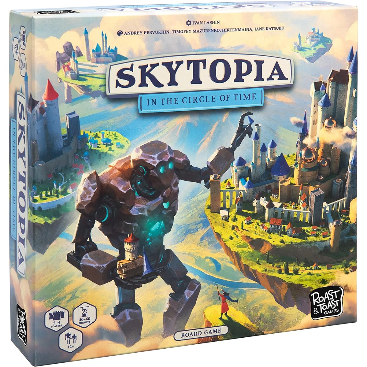 SkyTopia | Strategy Board Game | Strategy Game for Adults and Families | Family Game for Teens and Adults | Ages 14+ | 2-4 Players | Average Play Time 60 minutes
