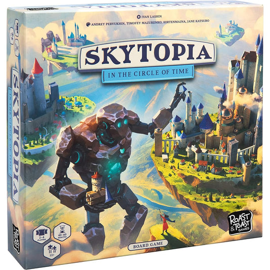 SkyTopia | Strategy Board Game | Strategy Game for Adults and Families | Family Game for Teens and Adults | Ages 14+ | 2-4 Players | Average Play Time 60 minutes