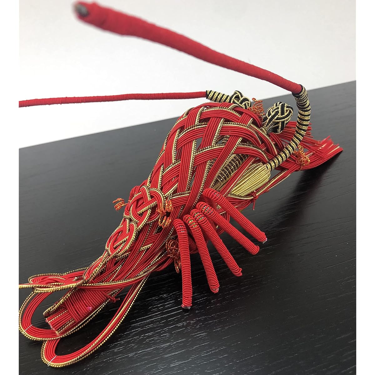New Year's decorations, Kagami mochi decorations, Mizuhiki decorations (silk wrapping, spiny lobster)