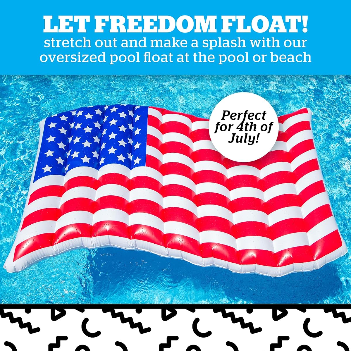 [BIGMOUTH] Giant Float American Flag