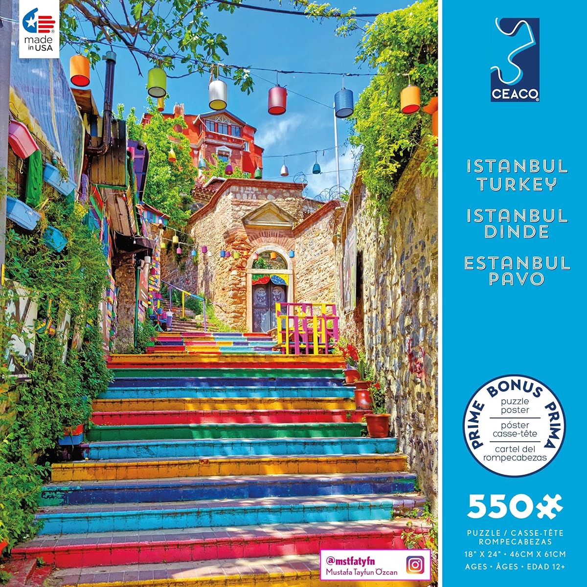 Ceaco - Around The World - Istanbul Türkiye - 550 Piece Jigsaw Puzzle