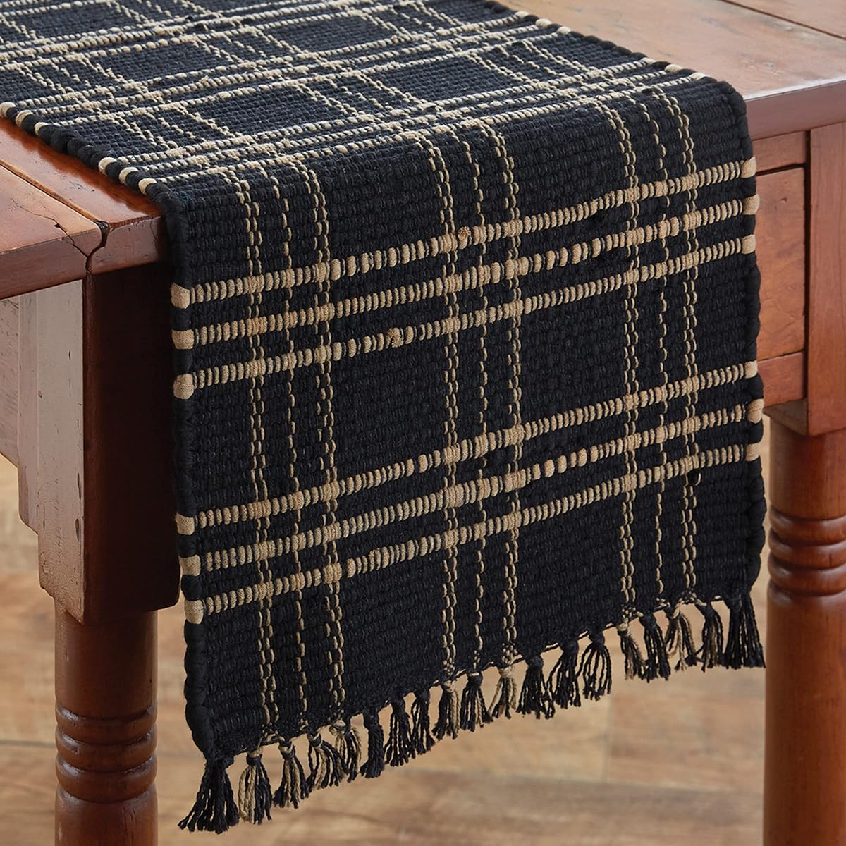 Park Designs Sturbridge Table Runner, 13 by 54, Black by Park Designs