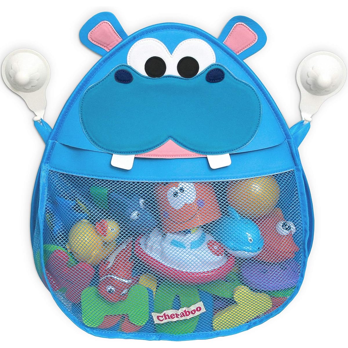 Hurley Hippo Bath Toy Organizer (Blue) by CHERABOO