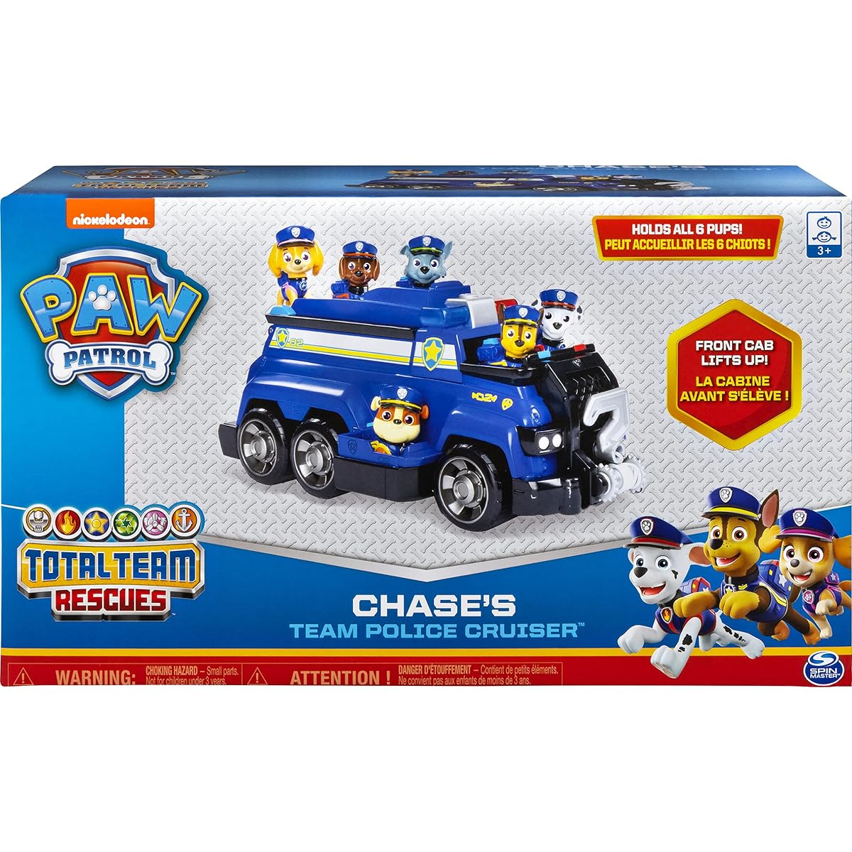 Paw Patrol Chase's Total Team Rescue Police Cruiser Vehicle