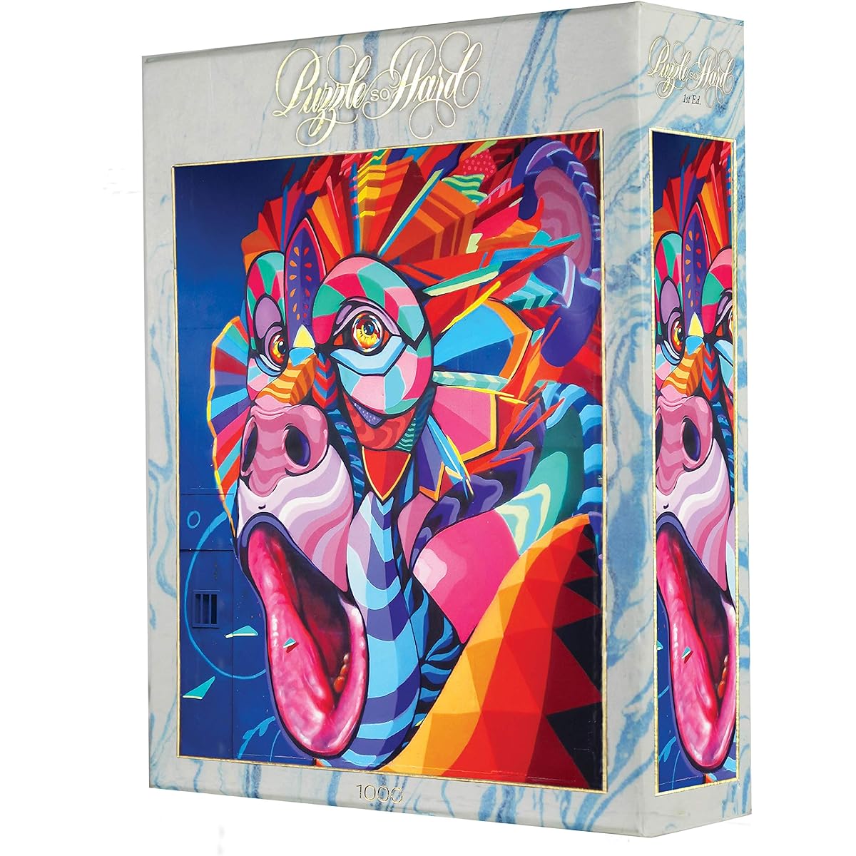 Puzzle So Hard 1000 Piece Puzzle - Howler Monkey Mural Puzzle