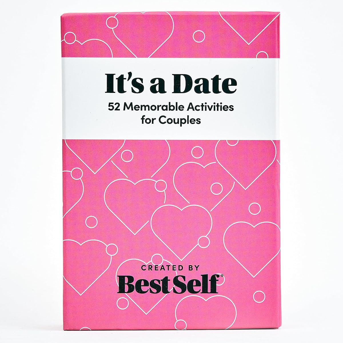 BestSelf It's A Date - 52 Memorable Date Ideas for Couples - Fun Date Night Card Game Add to your Couple Games Collection