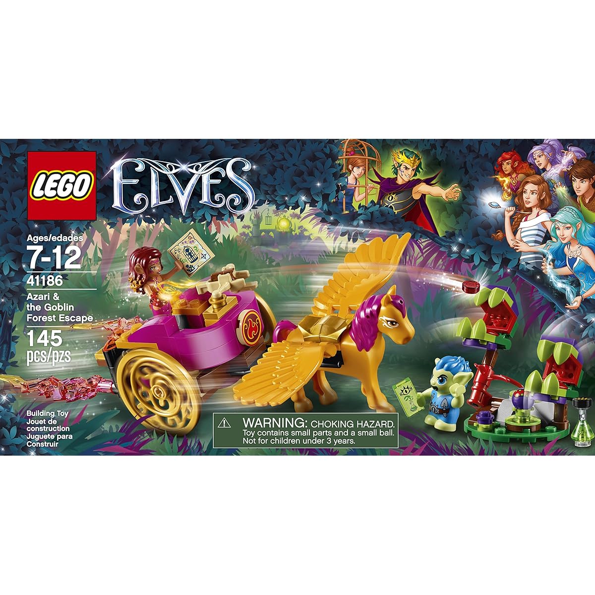 LEGO Elves Azari & the Goblin Forest Escape 41186 Building Kit (145 Piece)
