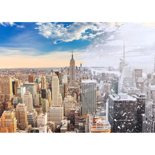 4D Cityscape Puzzle - Scratch Off-Season Puzzle: Manhattan