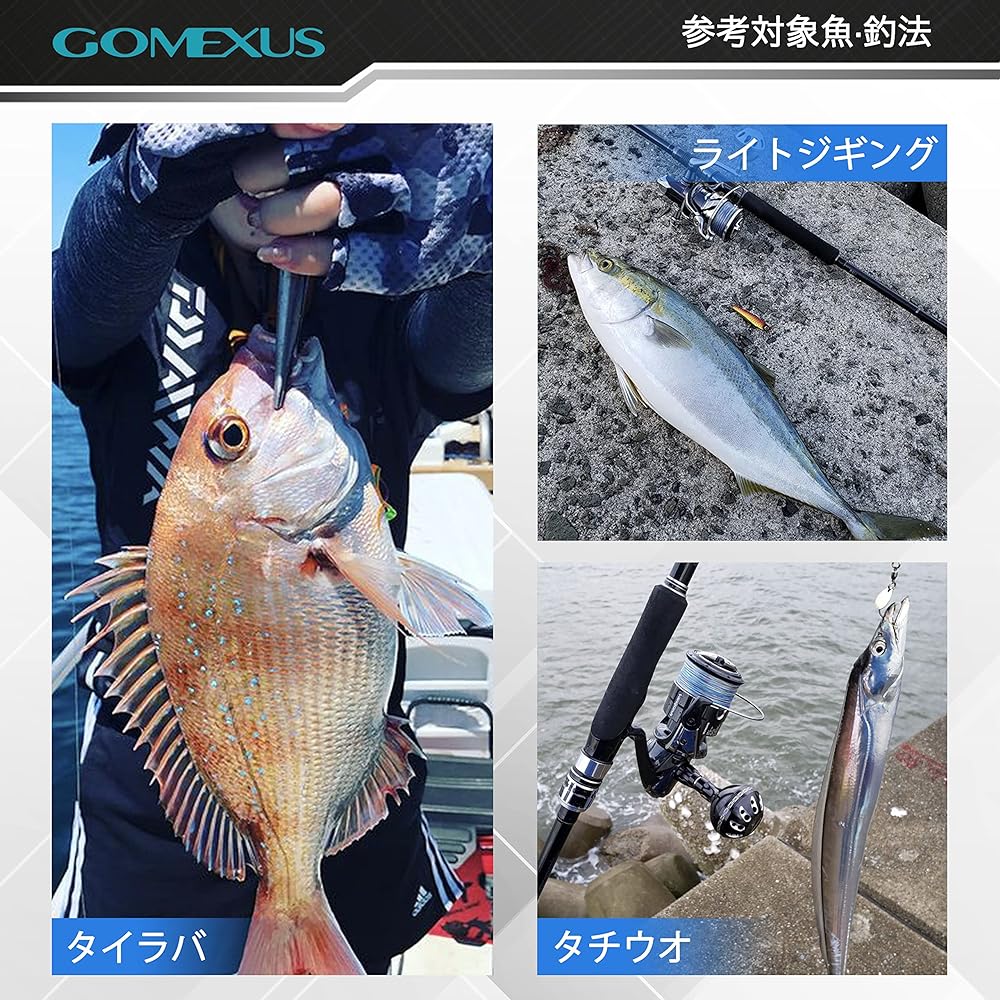 Gomexus FL75 Reel Handle, Daiwa, Shimano, Compatible with Bait Reel, Single Handle, Double Axis Reel, Handle Replacement, 75mm with Handle Knob, Tairaba Light Jigging, Power Game Fishing, Ultra Lightweight, For Left and Right Use