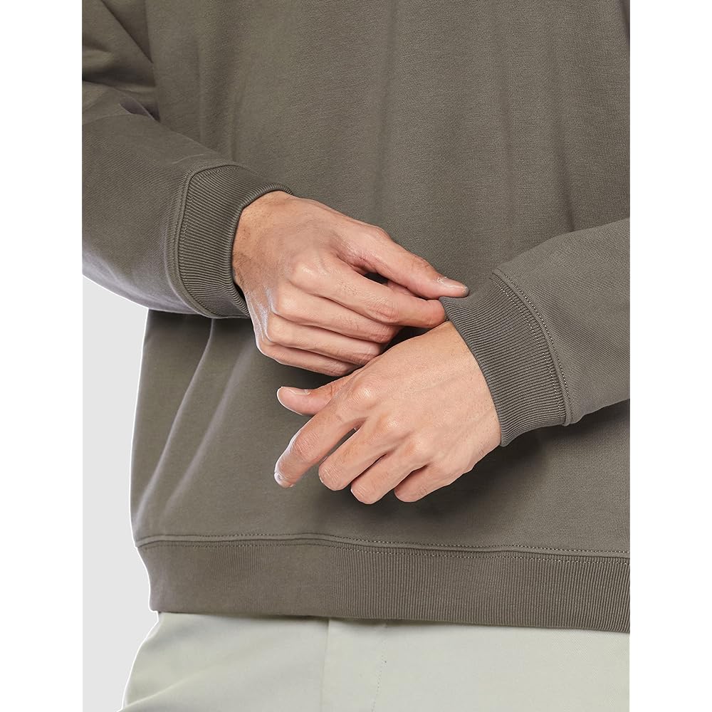 [Beam Slights] Hooded Sweatshirt True Cotton Fleece Basic Parka Men's