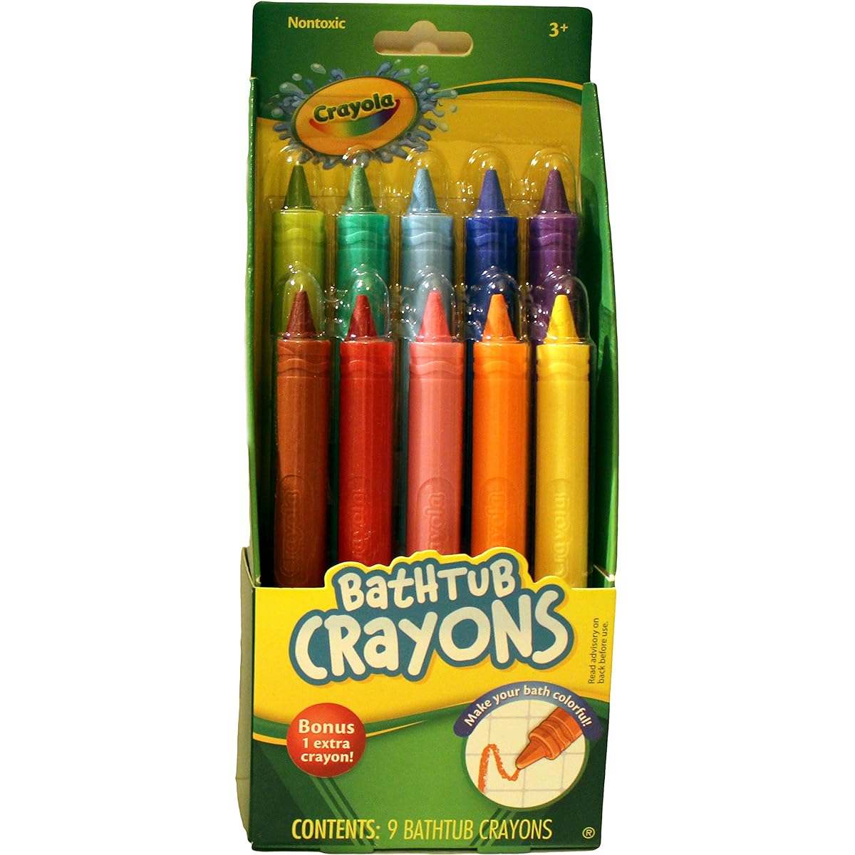 Crayola Bath Time Fun Bundle Including Bathtub Markers, Bathtub Crayons and Bath Squirters
