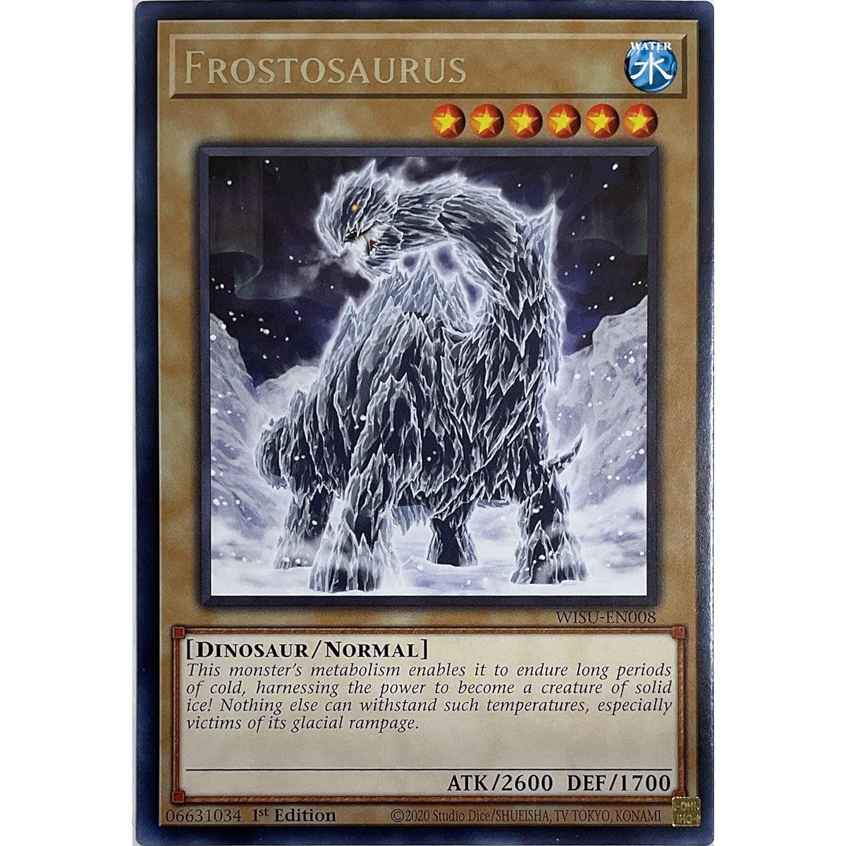 Frostosaurus - WISU-EN008 - Rare - 1st Edition