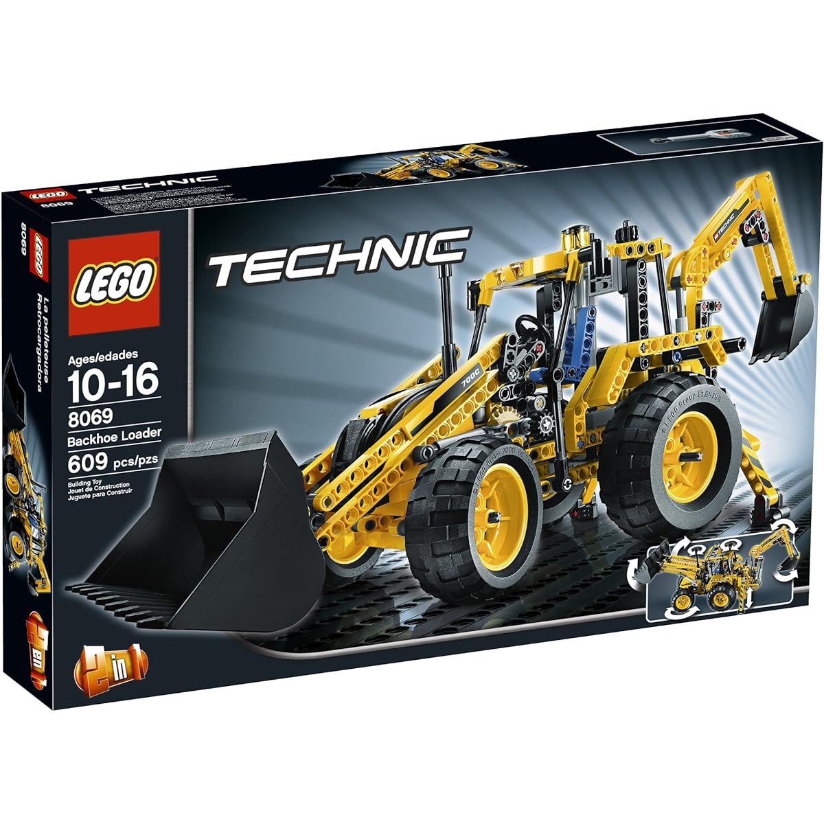 LEGO Technic Backhoe Loader 8069 by LEGO [Parallel input product]
