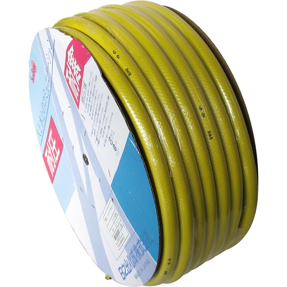 Hinode Watering Hose, Pressure Resistant Hyper Net, Drum Wrap, Inner Diameter 18 x Outer Diameter 24mm, 50M