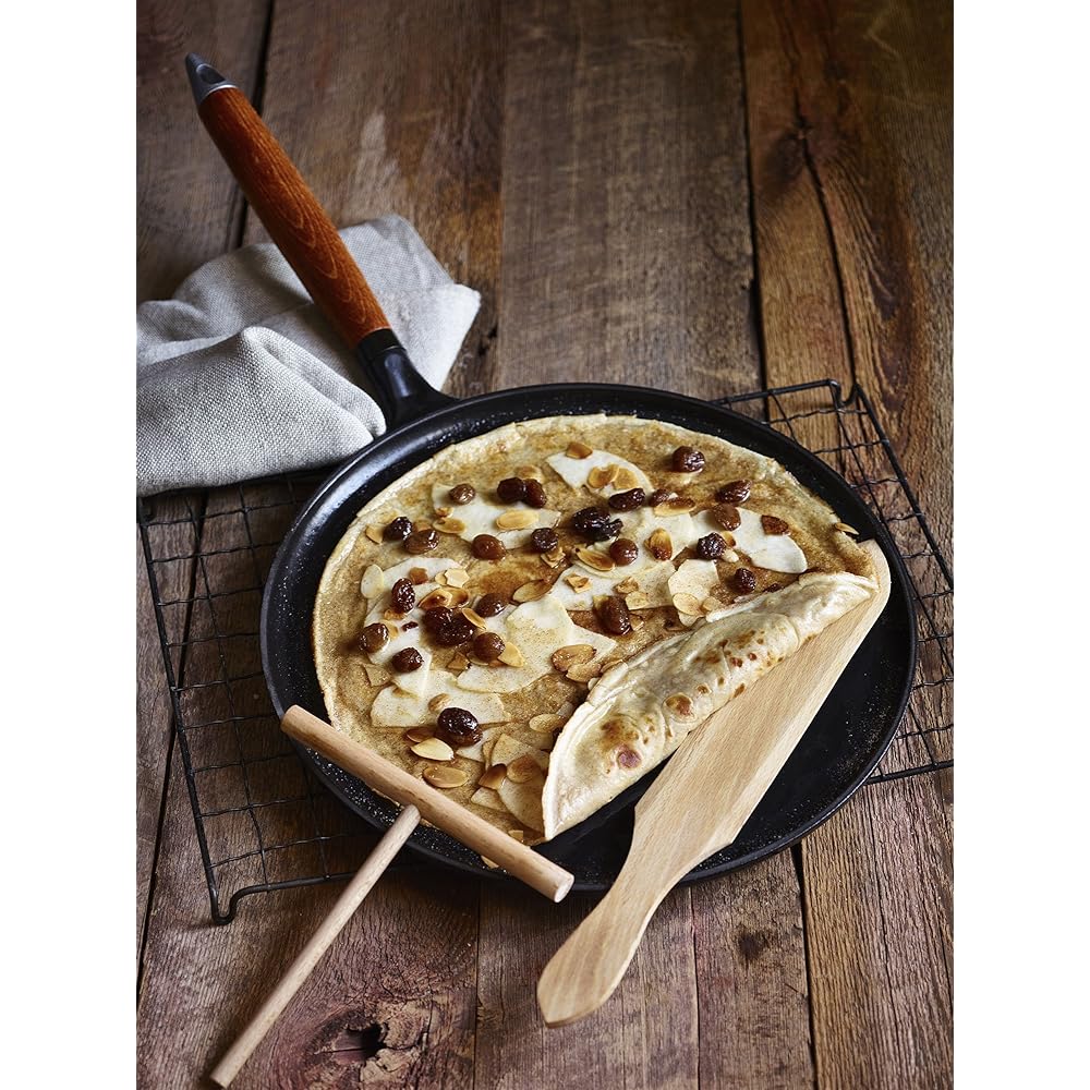 staub "Crepe Pan Black 28cm" Frying Pan IH Compatible [Authorized Japanese Product] Pan 40509-525