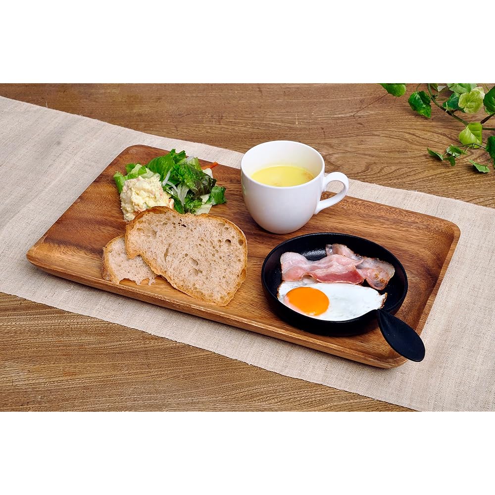 Nambu Tekki Frying Pan, Made in Japan, IH Compatible, Ogasawara Rikucho, Mini Pan with Lid 14cm