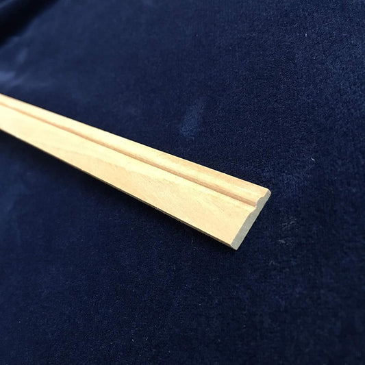 1/12 Scale DIY Dollhouse Miniature Wooden Finishing Trim L11.8"; W0.6"/Lot 10 Pieces