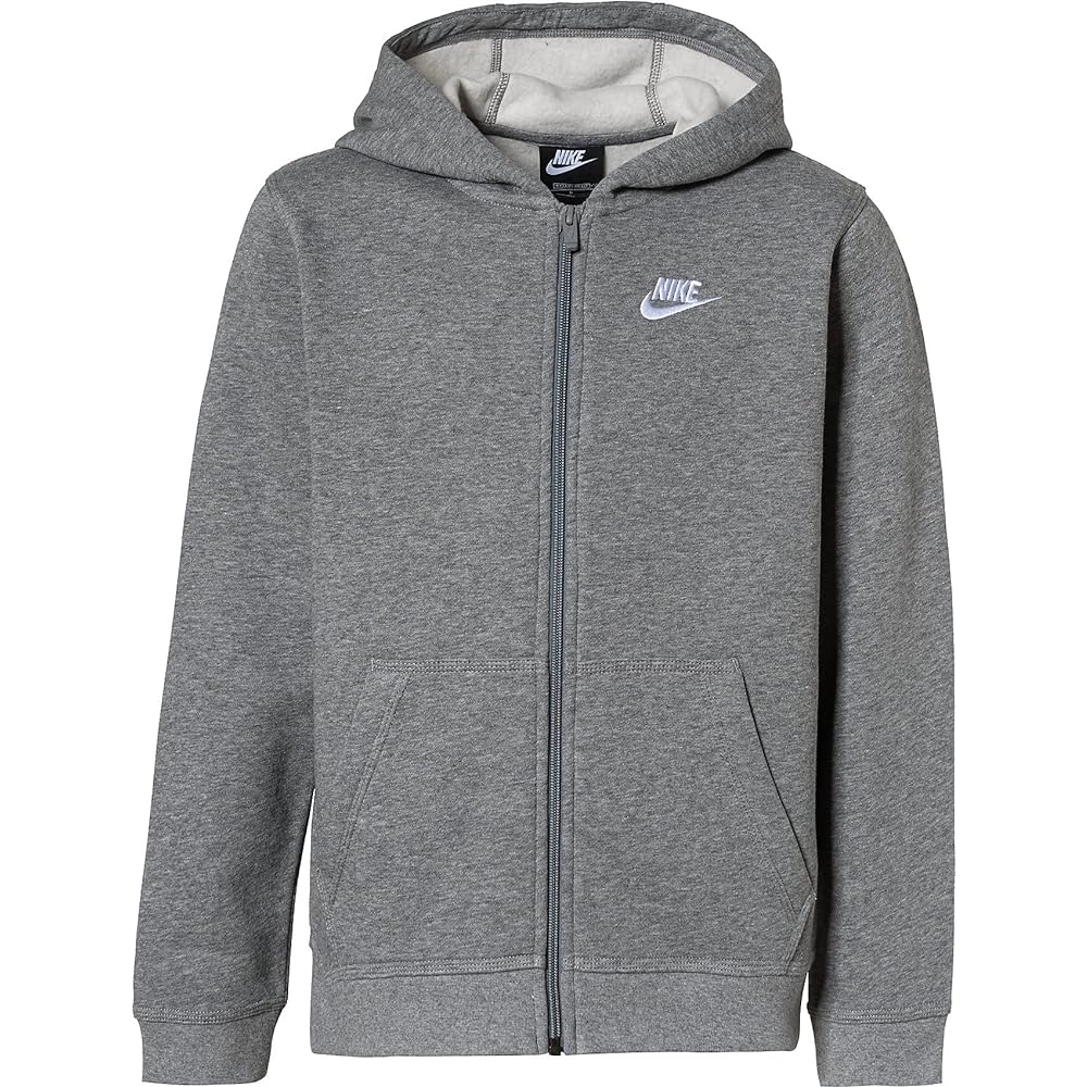 [Nike] Sweatshirt Full Zip YTH Club Full Zip Hoodie Sportswear Junior Kids Children