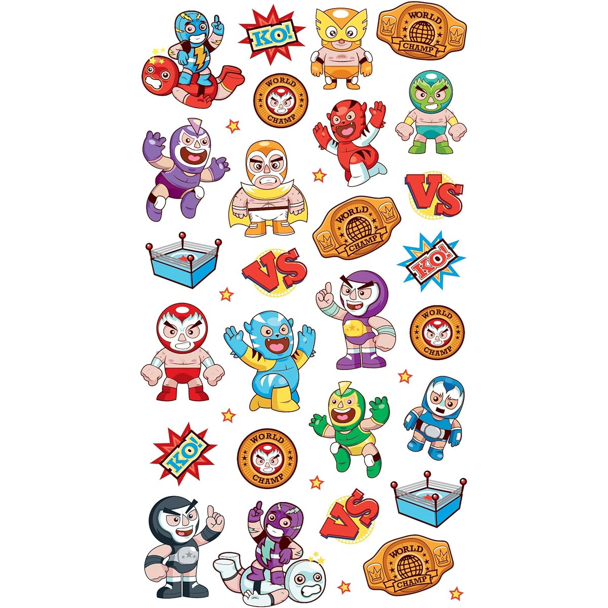 Sticko Classic Sticker Wrestling Friends
