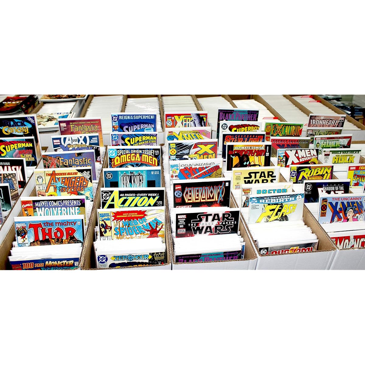 Comic Book Gift Pack - 20 Comics Marvel & DC Only - Superhero Grab Bag