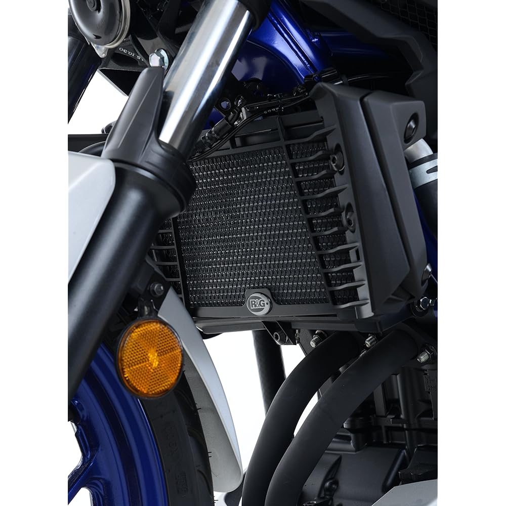 R&G Radiator Guard Aluminum Black YZF-R25(15-), YZF-R3(15-), MT-25/MT-03(16-) RG-RAD0205BK