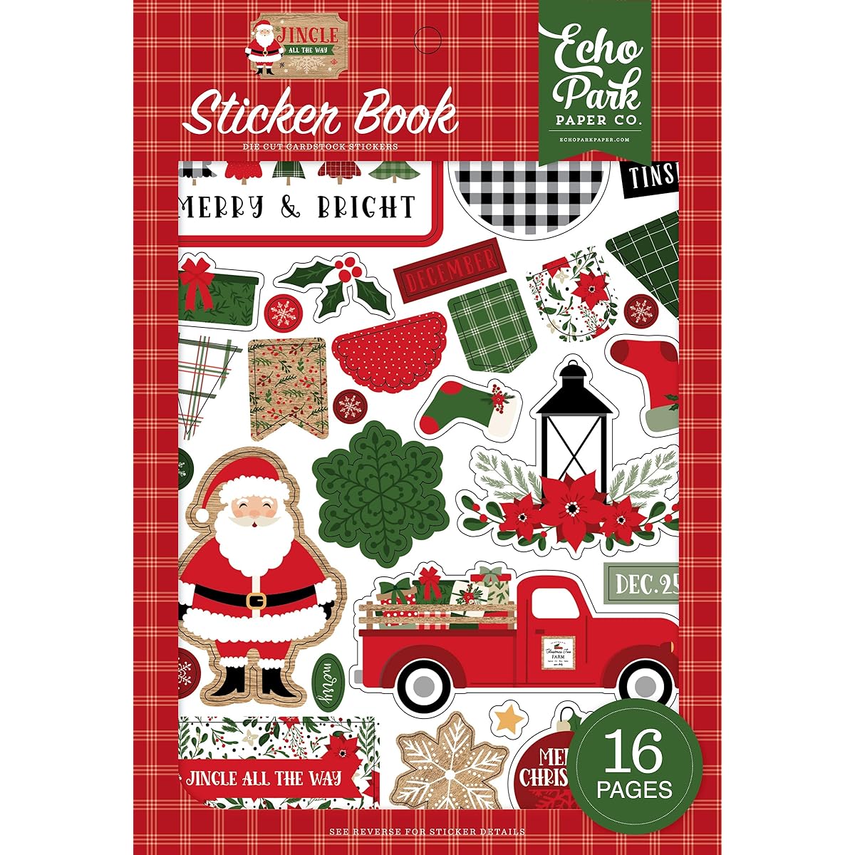 Echo Park Sticker Book-Jingle All The Way -IN252029