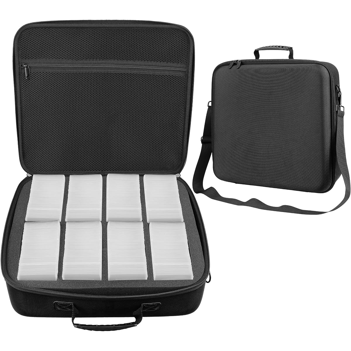 Minahao Toploades Storage Case 3" x 4" Top Loader Compatible Trading Cards Baseball Football Sports Cards Semi-Rigid Card Sleeves (Case Only)