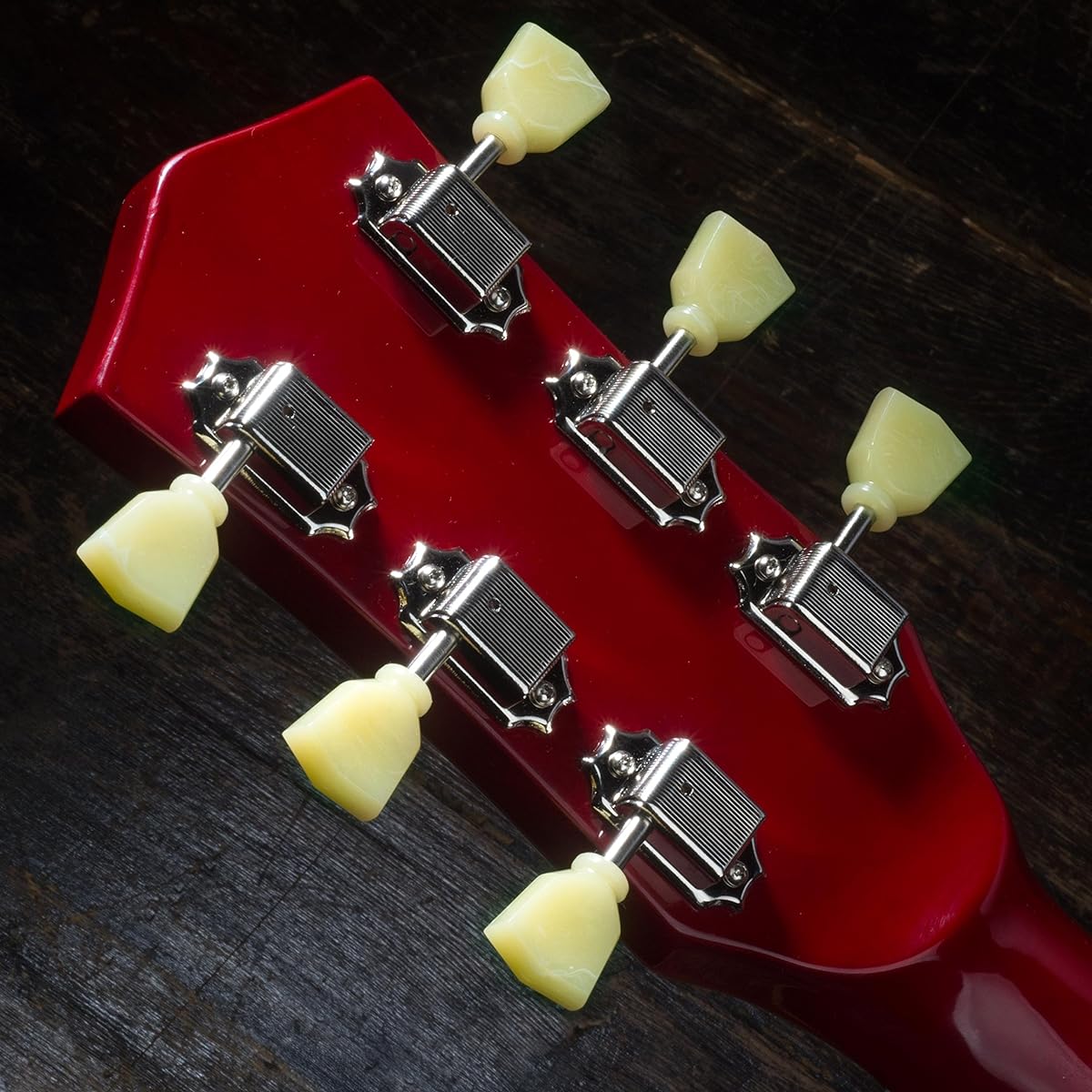 Golden Age Vintage Keystone Style 3 Left + 3 Right Tuning Machine for Solid Peg Head Nickel