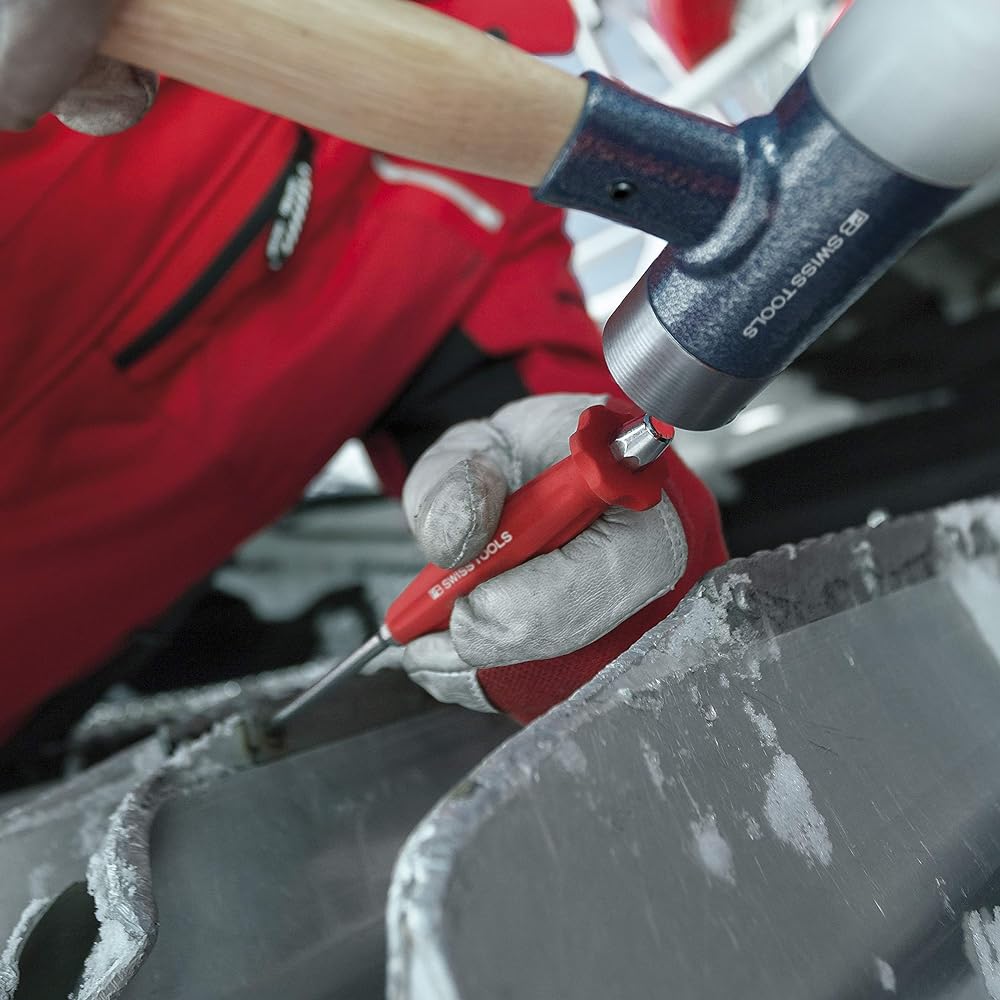 PB Swiss Tools 303-7 Recoilless Nylon Hammer (Glass Fiber Handle) Recoilless Hammer 303-7