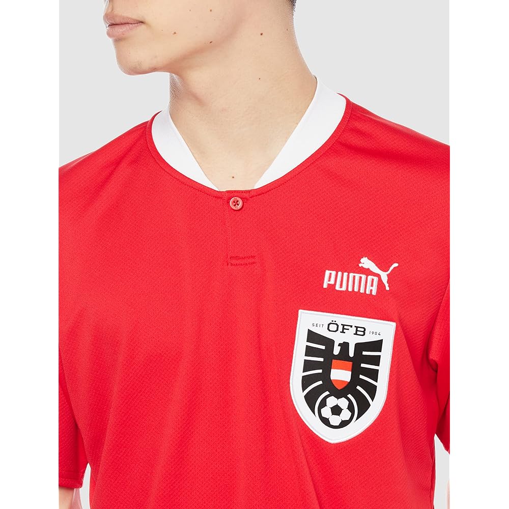 PUMA 766010 Men's Soccer T-Shirt OFB Home SS Replica Shirt