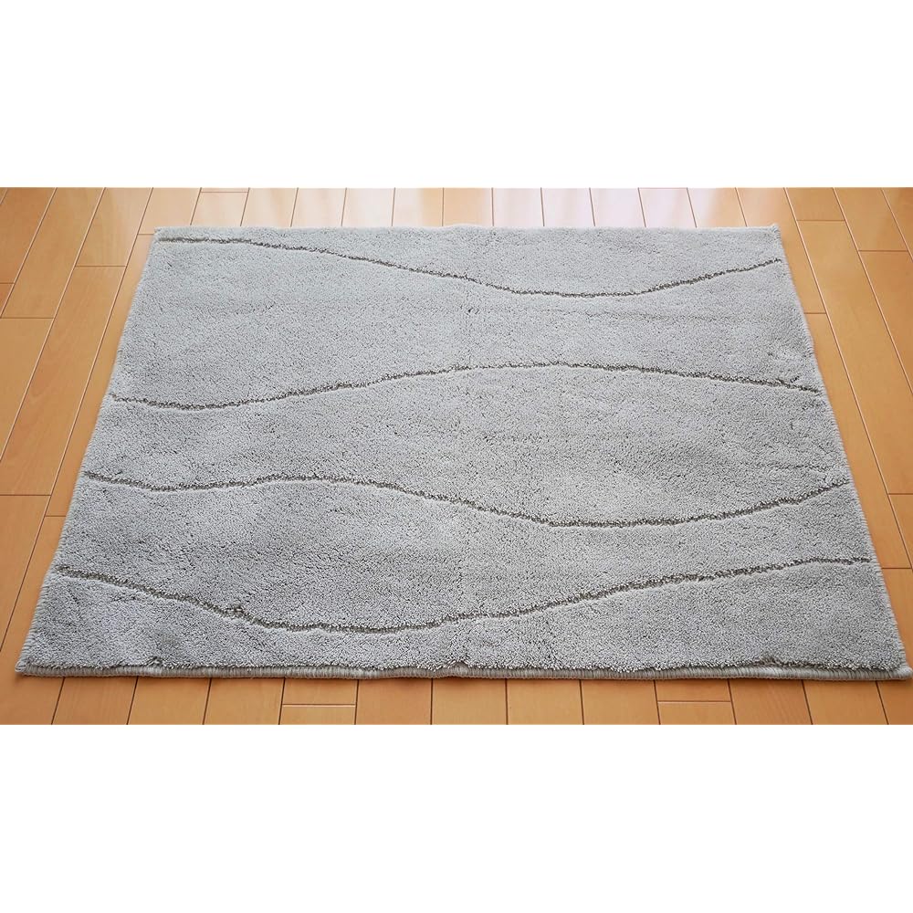 High density, fluffy, extra large, antibacterial, deodorizing, washable, functional, simple, entrance mat, bath mat, extra large (cool gray, 90x120)